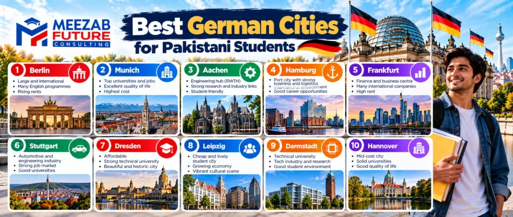 Best German Cities for Pakistani Students
