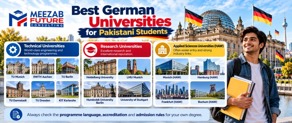 Best German Universities for Pakistani Students