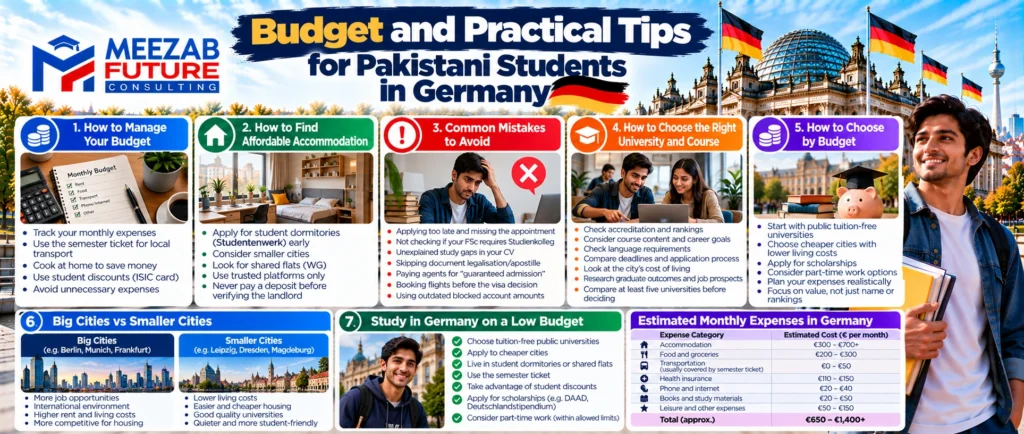 Budget Tips for Pakistani Students in Germany