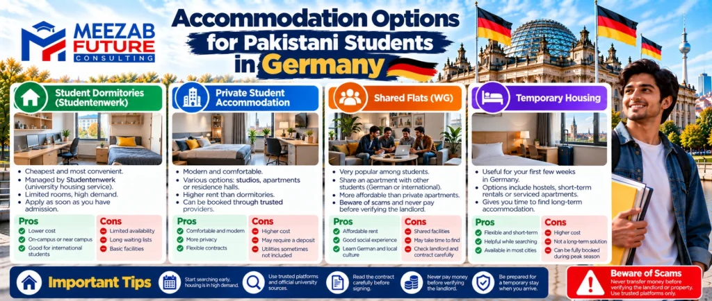 Germany Student Housing Guide for Pakistani Students