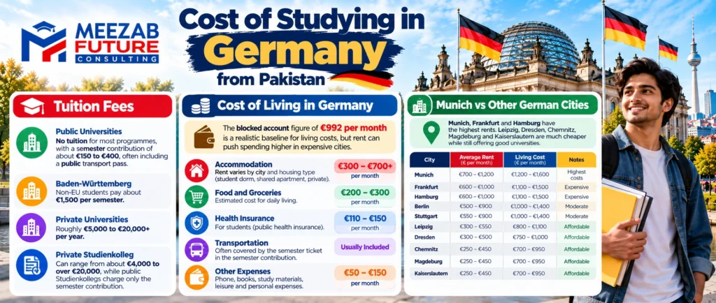 Germany Study Costs Infographic